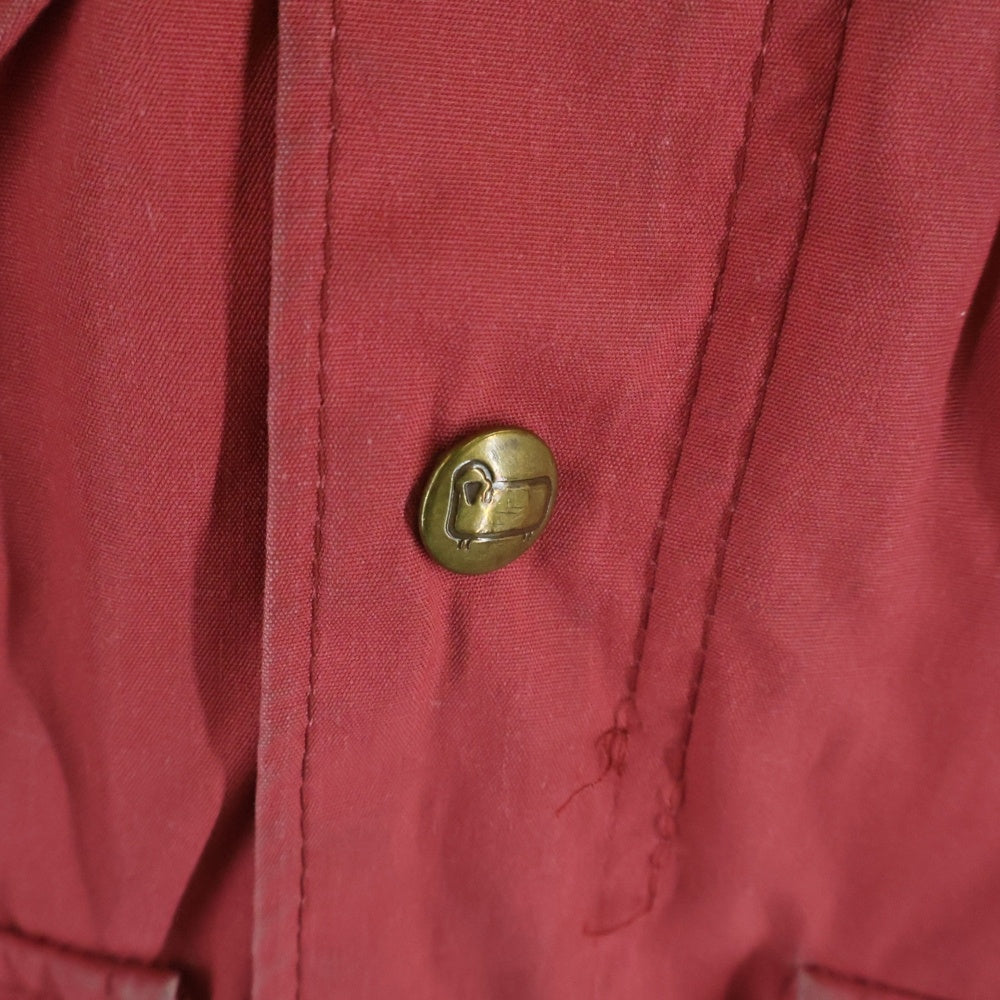 WOOLRICH(ウールリッチ) 70S WOMAN MOUNTAIN PARKA JACKET USA製 白タグ マウンテンパーカー ナイロンジャケット レッド レディース