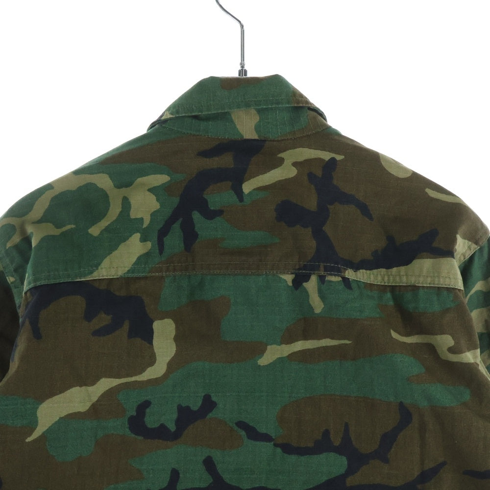VINTAGE(ヴィンテージ) 80S U.S. ARMY MILITARY JACKET CAMO アメリカ軍 ミリタリー ファティーグ ジャケット グリーン/ブラウン/ブラック 8415-00-945-7650 DSA100-81-C-3101