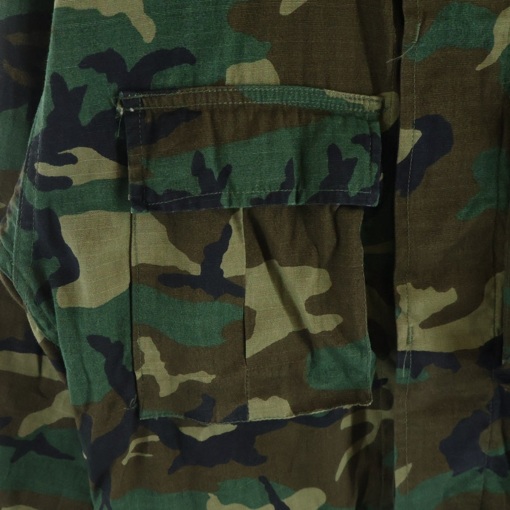 VINTAGE(ヴィンテージ) 80S U.S. ARMY MILITARY JACKET CAMO アメリカ軍 ミリタリー ファティーグ ジャケット グリーン/ブラウン/ブラック 8415-00-945-7650 DSA100-81-C-3101