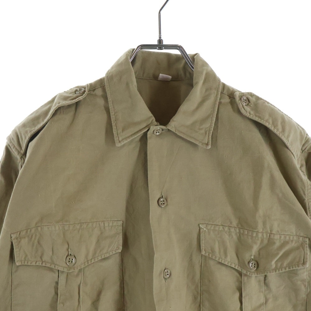 VINTAGE(ヴィンテージ) 60S EURO FRENCH ARMY M47 FIELD SHIRT MILITARY ユーロ フランス軍 フィールド シャツ ベージュ