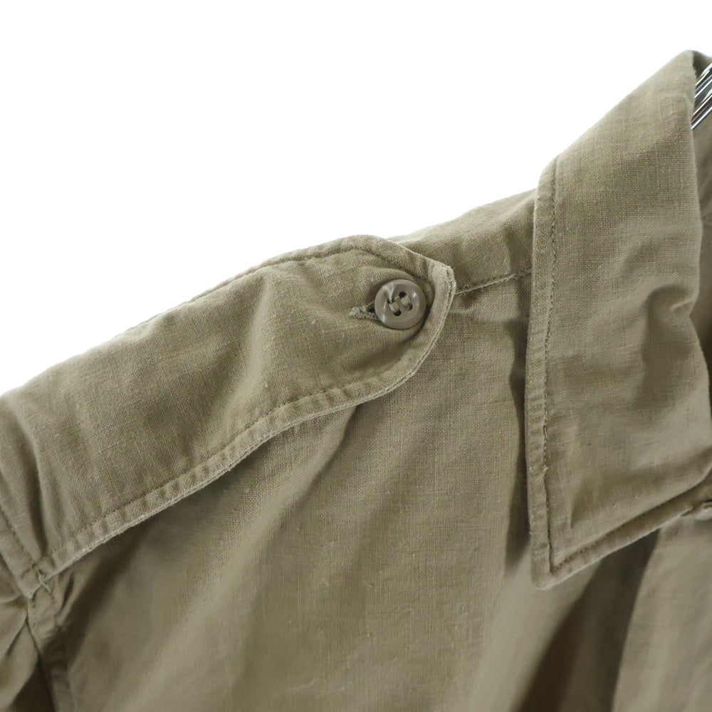 VINTAGE(ヴィンテージ) 60S EURO FRENCH ARMY M47 FIELD SHIRT MILITARY ユーロ フランス軍 フィールド シャツ ベージュ
