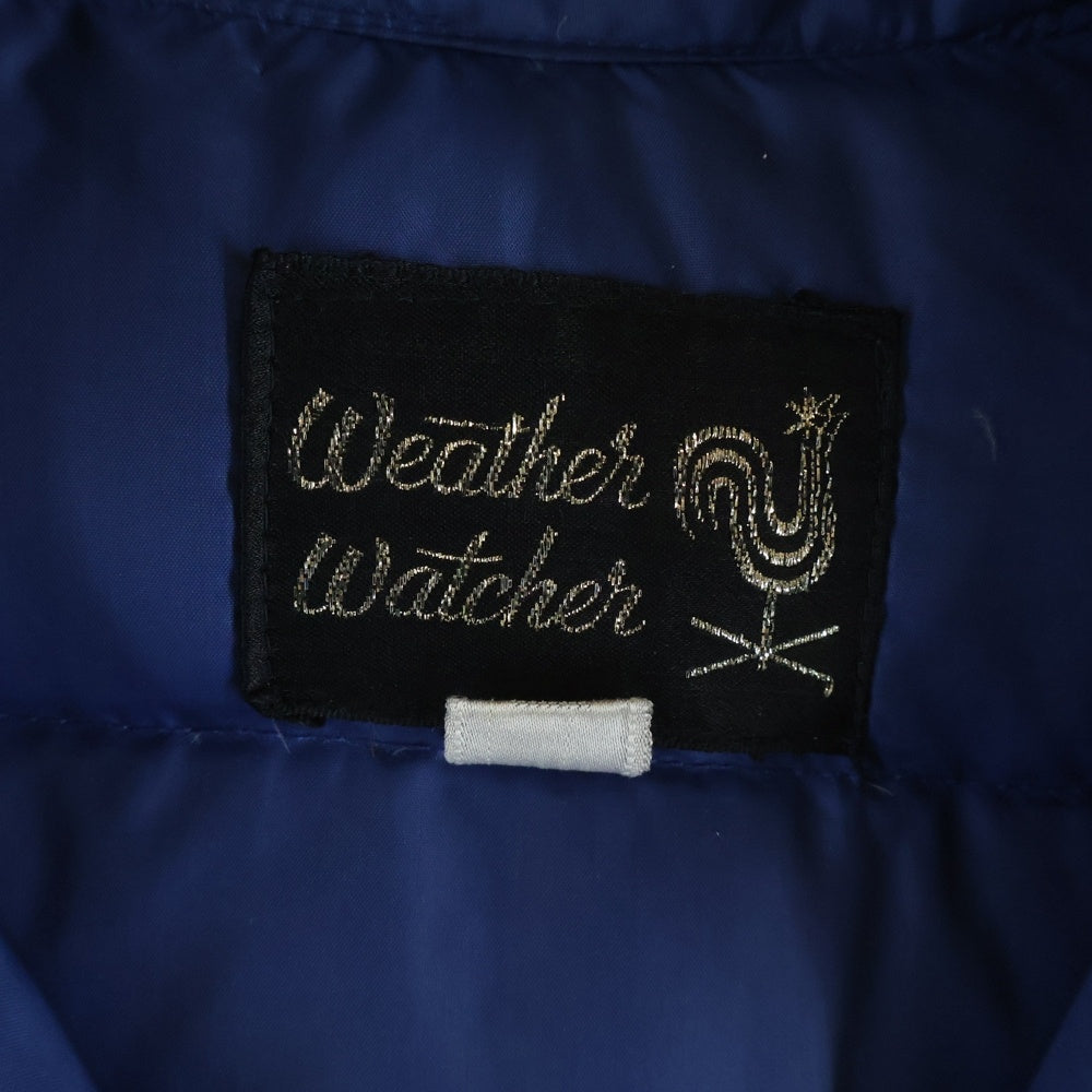 VINTAGE(ヴィンテージ) 80S WEATHER WATCHER （ウェザーウォッチャー）DOWN JACKET ダウンジャケット ブルー