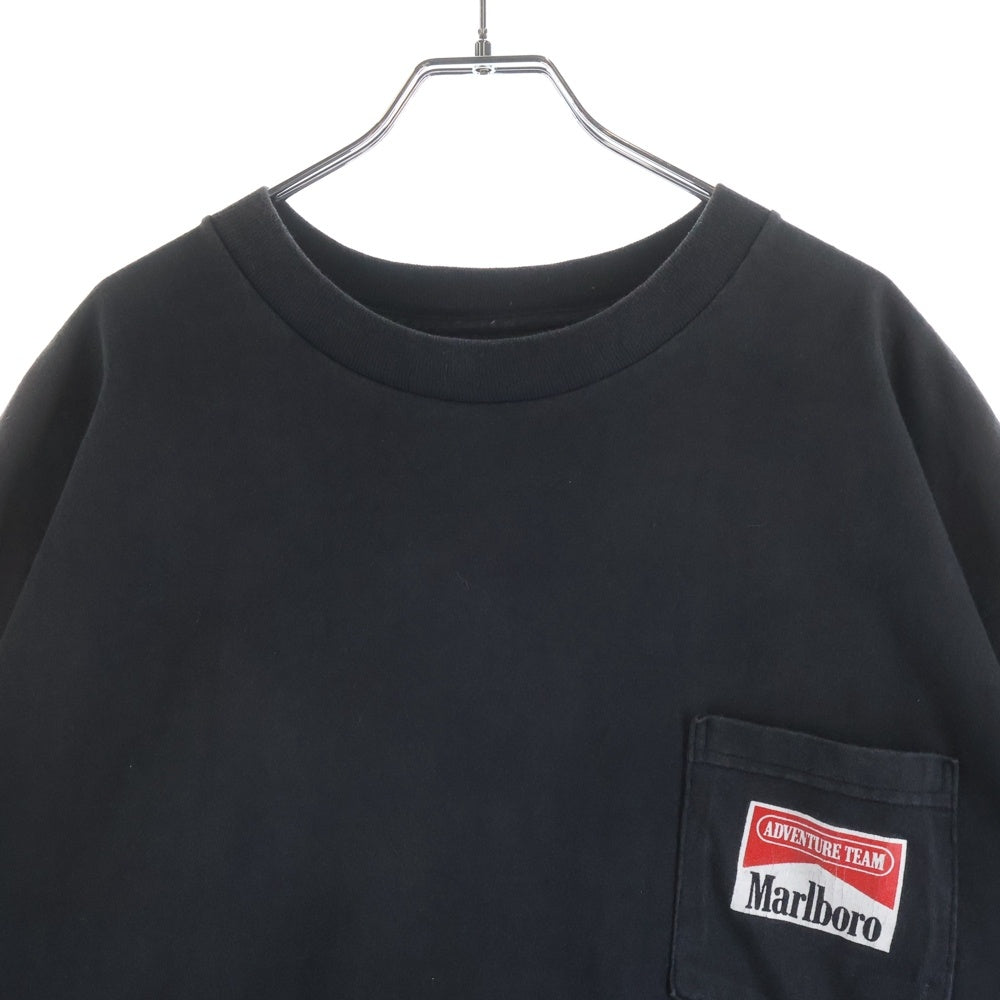 VINTAGE(ヴィンテージ) 90S MARLBORO COYOTE POCKET TEE DELTA マルボロ コヨーテ ブラフ ポケット 半袖Tシャツ ブラック