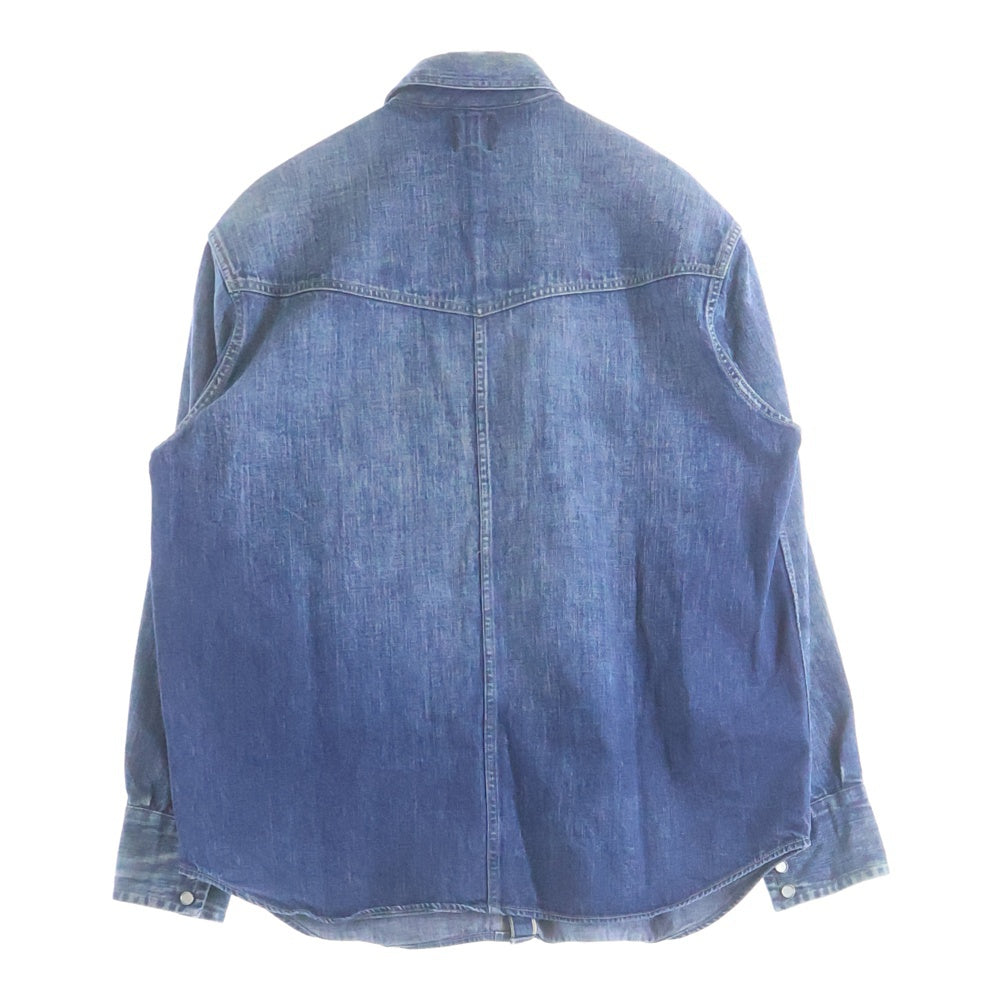 YANUK(ヤヌーク) x藤原裕 Western Shirt デニム 長袖ウエスタンシャツ Tバック 57201560