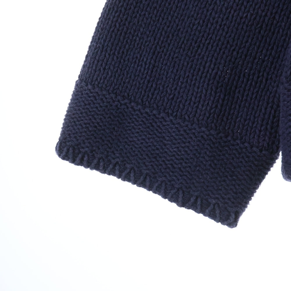 STONE ISLAND(ストーンアイランド) 99SS HERRINGBONE CREW KNIT ヘリンボーン クルー ニット ナス紺 パープル 30155N46/A