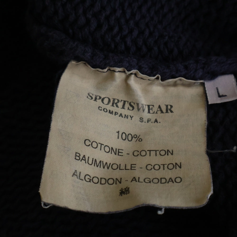 STONE ISLAND(ストーンアイランド) 99SS HERRINGBONE CREW KNIT ヘリンボーン クルー ニット ナス紺 パープル 30155N46/A