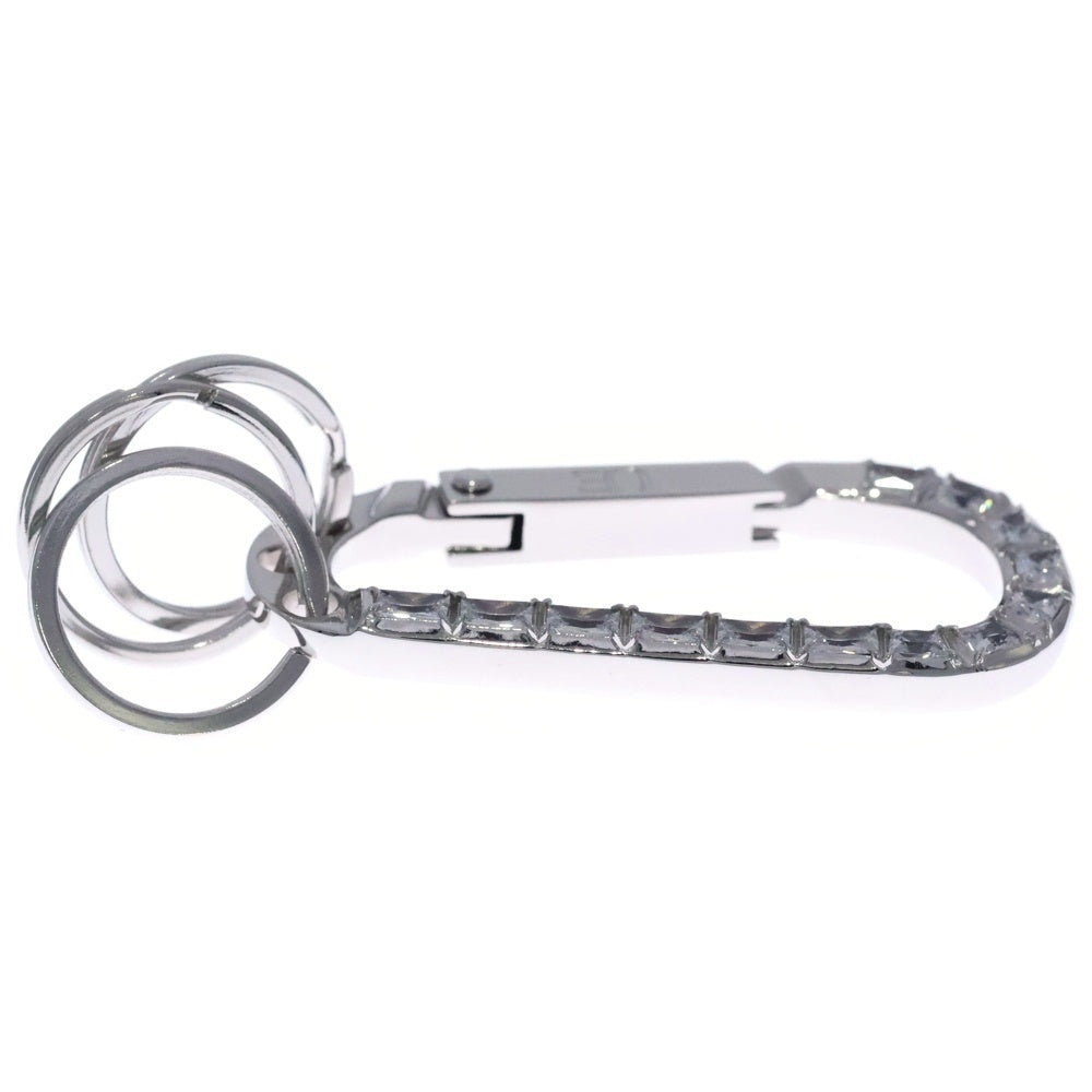UNIFORM EXPERIMENT(ユニフォームエクスペリメント) ZIRCONIA STONE CARABINER ジルコニア ストーン付きカラビナ シルバー レディース