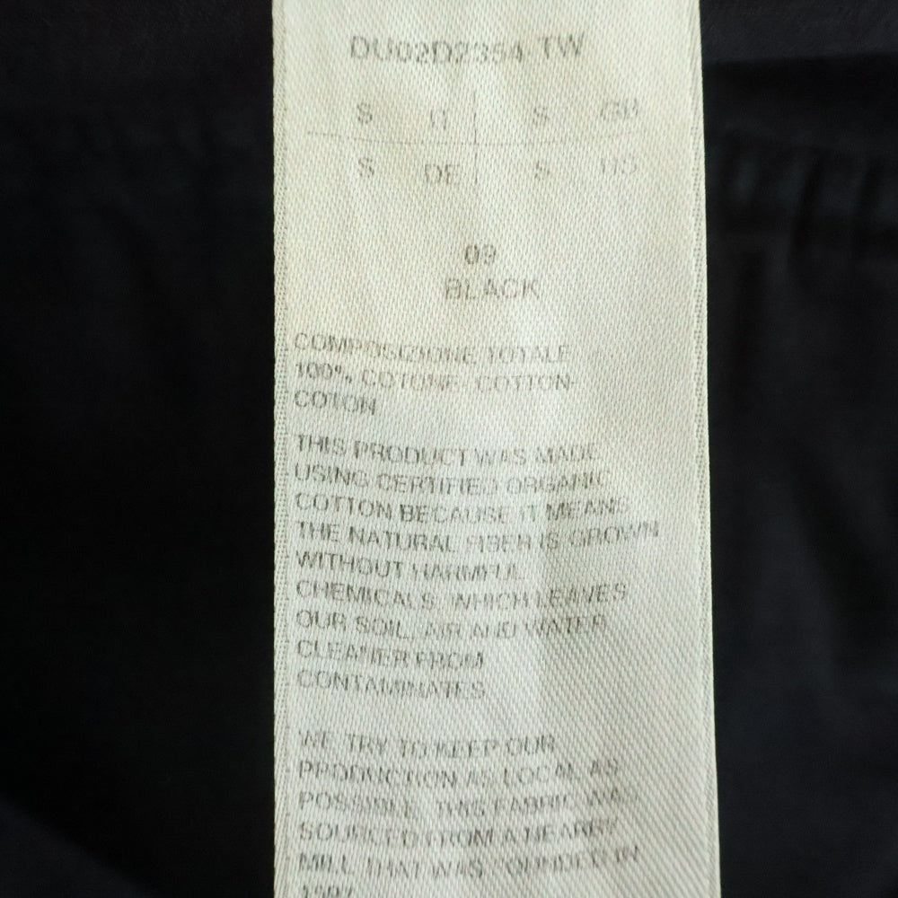 DRKSHDW(ダークシャドウ) 24AW CARGO TROUSERS DU02D2354-TW カーゴトラウザー パンツ ブラック オーガニックコットン