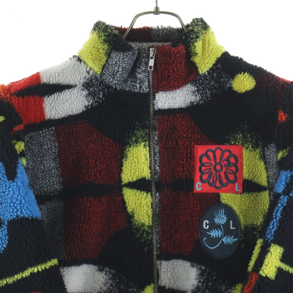 NO BRAND(ノーブランド) CHOPOVA LOWENA(チョポヴァ ロウェナ)Ranger Fleece Zip Jacket ランガー ワッペン マルチカラー フリースジャケット