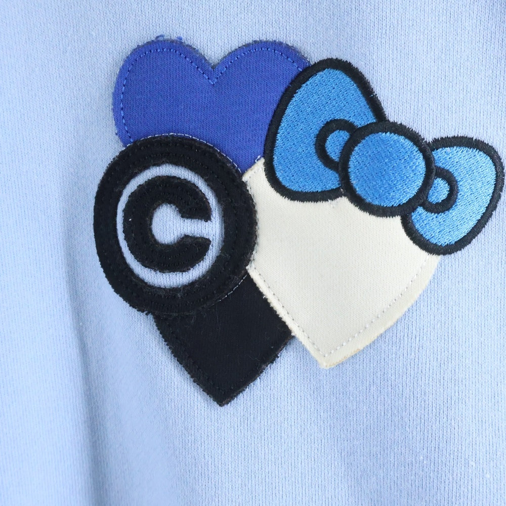 COIN PARKING DELIVERY(コインパーキングデリバリー) ×サンリオキャラクターズ SHIRT CPDSC-KT14 クルーネック長袖スウェットトレーナー ライトブルー