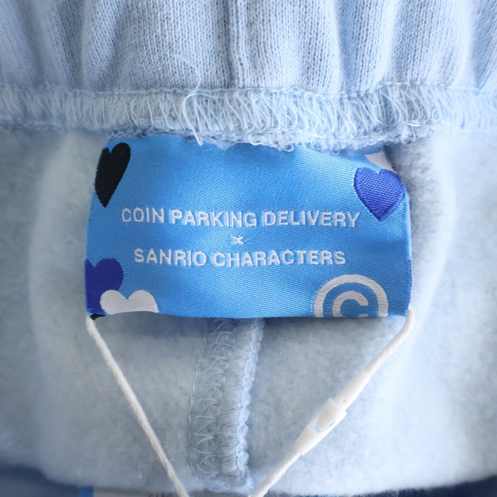 COIN PARKING DELIVERY(コインパーキングデリバリー) ×サンリオキャラクターズ PANTS CPDSC-KT14 スウェットパンツ ライトブルー