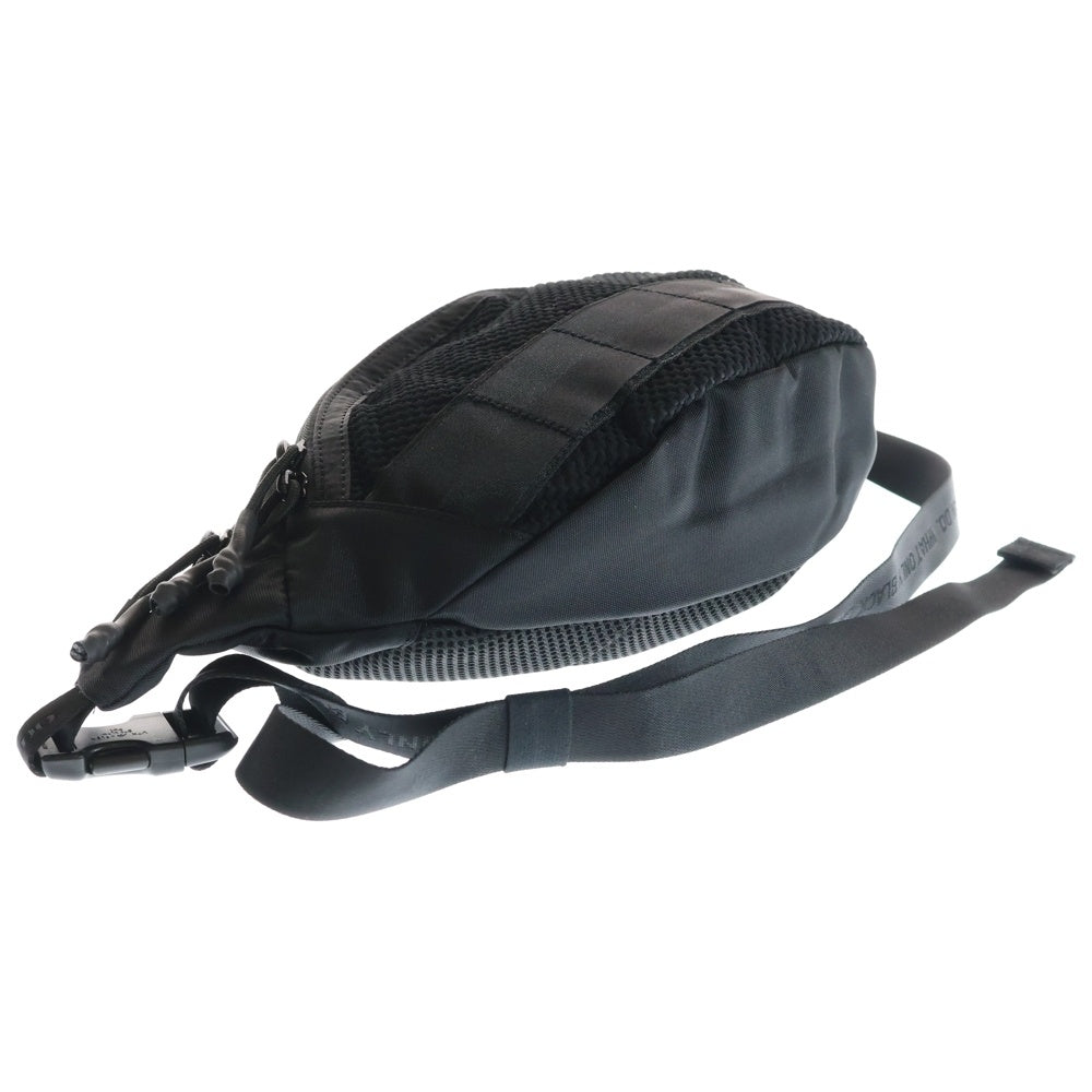 White Mountaineering(ホワイトマウンテニアリング) BRIEFING BODT BAG ブリーフィング ボディバッグ ウエストバッグ ブラック