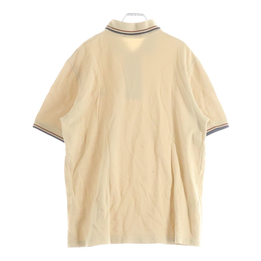 FRED PERRY(フレッドペリー) ロゴ刺繍 半袖ポロシャツ ベージュ