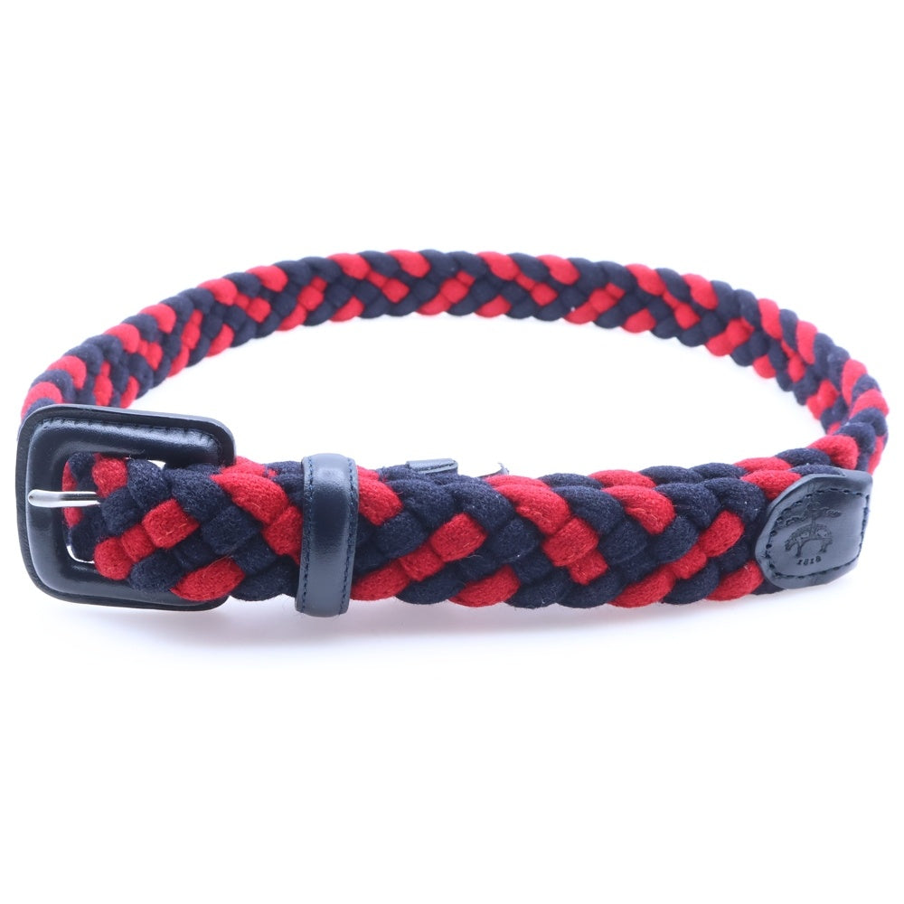 BLACK FLEECE BY BROOKS BROTHERS(ブラック フリース バイ ブルックス ブラザーズ) バイカラー ウールベルト ネイビー/レッド