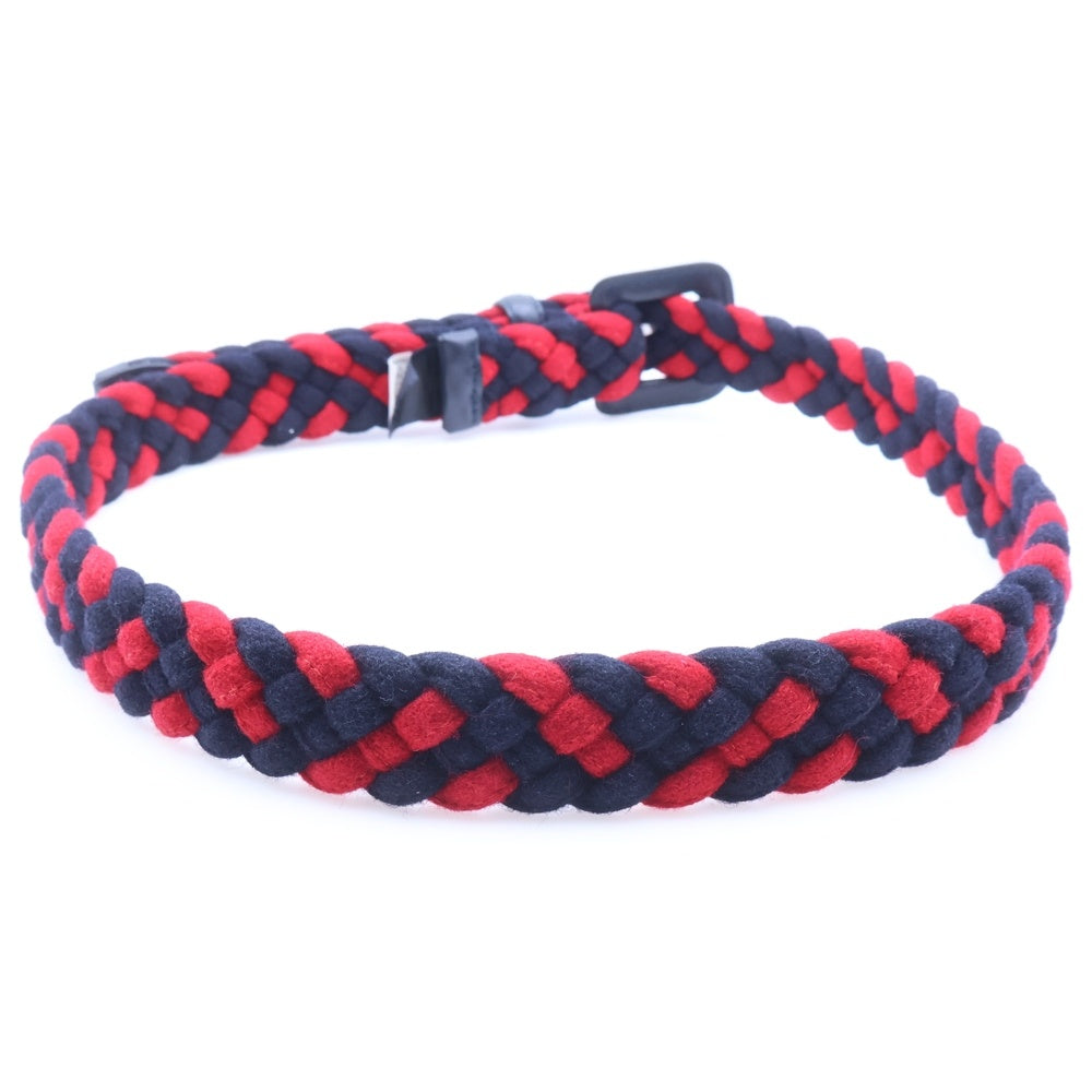 BLACK FLEECE BY BROOKS BROTHERS(ブラック フリース バイ ブルックス ブラザーズ) バイカラー ウールベルト ネイビー/レッド