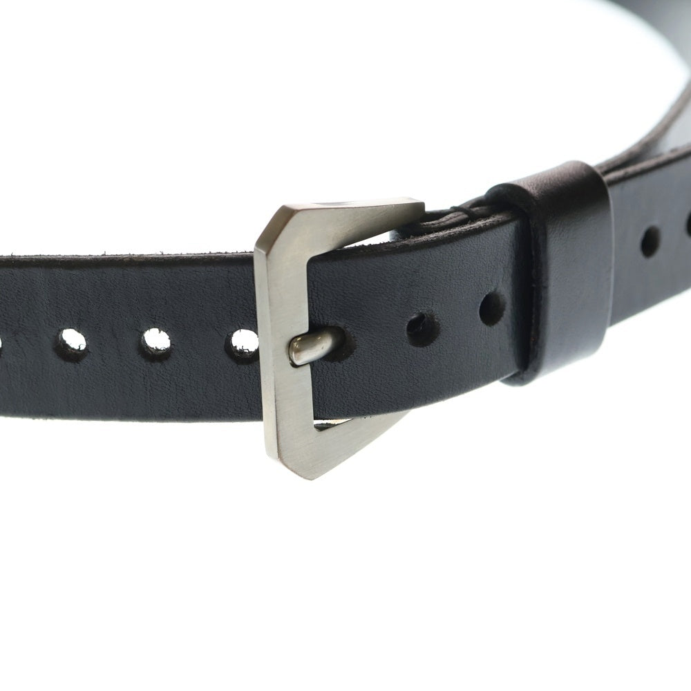 Maison Margiela(メゾンマルジェラ) 11 REPLICA BELT レプリカ レザーベルト ブラック