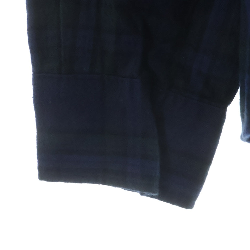 DENIM BY VANQUISH & FRAGMENT(デニムバイヴァンキッシュアンドフラグメント) 長袖チェックシャツ ネイビー/グリーン VFS1046