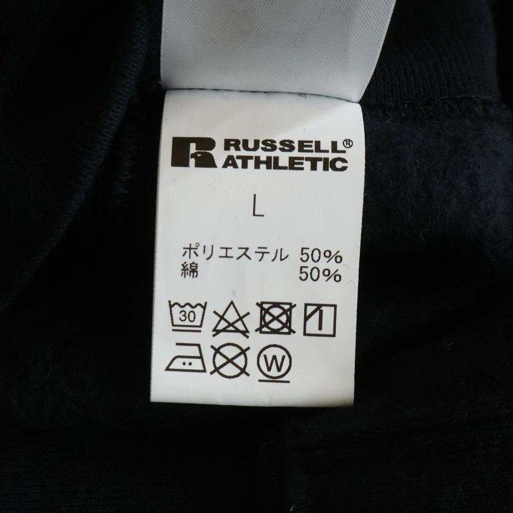 JACKSON MATISSE(ジャクソンマティス) RUSSELL ATHLETIC Fleece Zip up Hoodie JM25SS024 白雪姫と七人の小人 フルジップアップパーカー ブラック