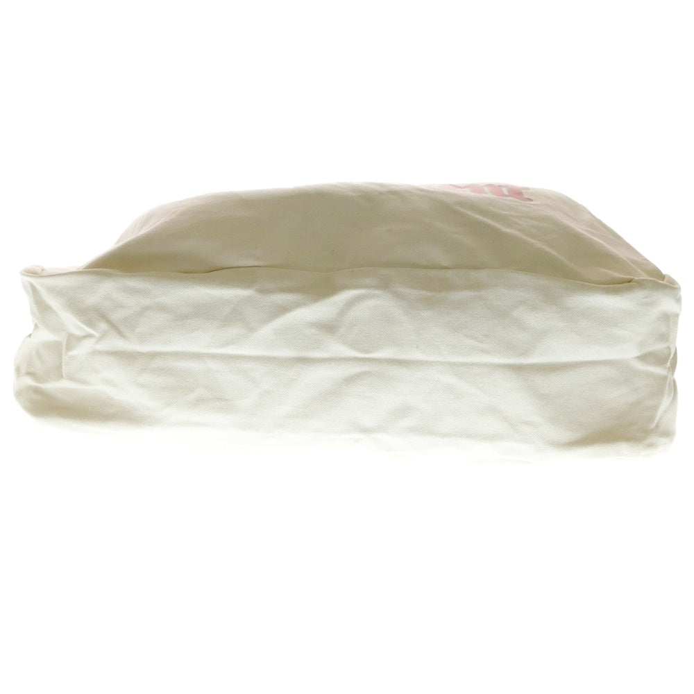 UNIFORM EXPERIMENT(ユニフォームエクスペリメント) GOTHIC LOGO P.B. BAG UE-232036 ゴシックロゴ キャンバスショルダーバッグ ホワイト