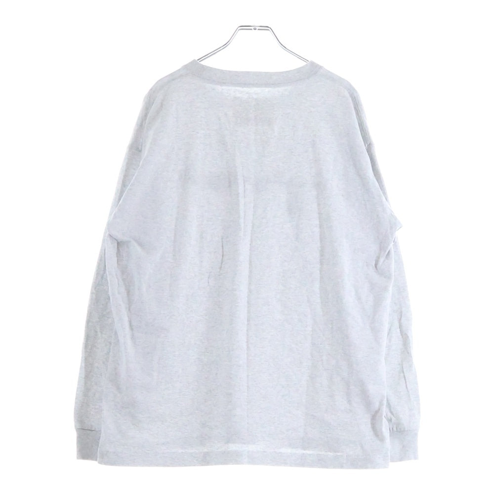 Marmot(マーモット) PIKOPIKO LONG SLEEVE TEE 24FW-L1-03-PK プリント長袖Tシャツ グレー