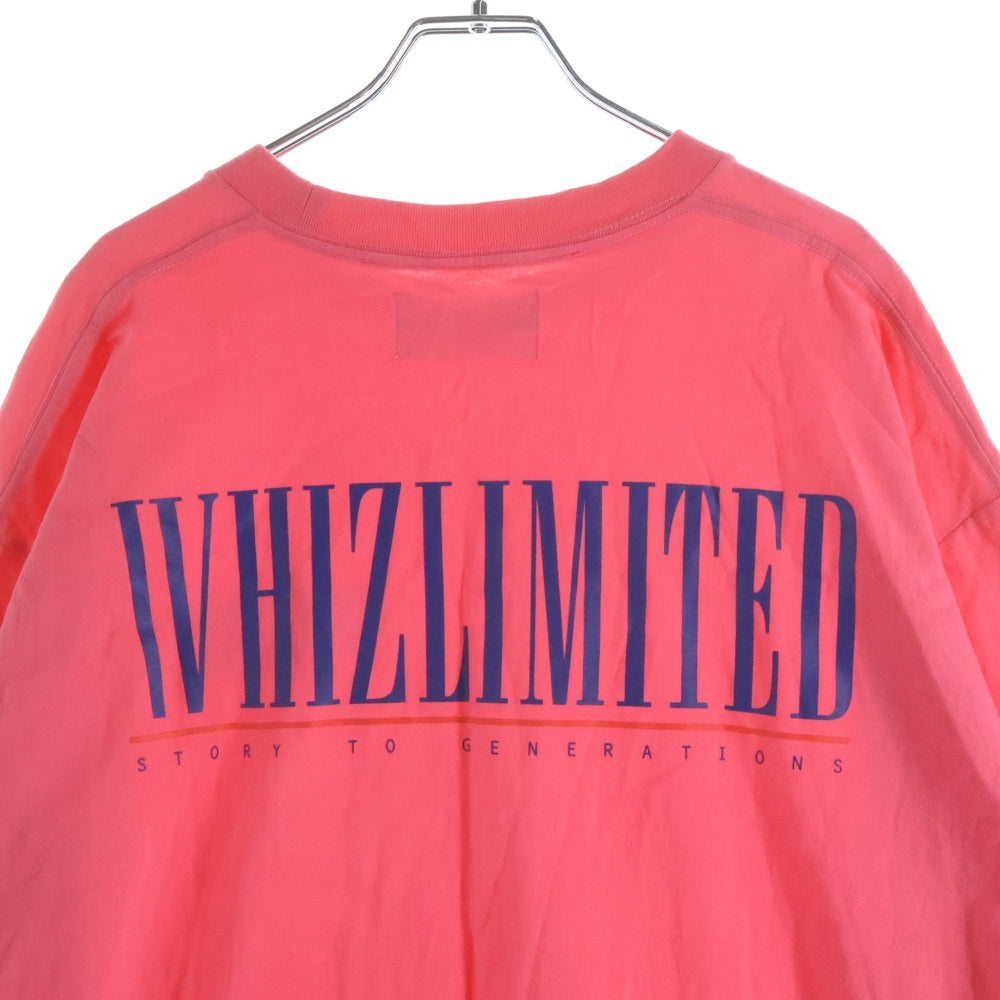 WHIZLIMITED(ウィズリミテッド) ロゴ半袖プリントTシャツ ピンク