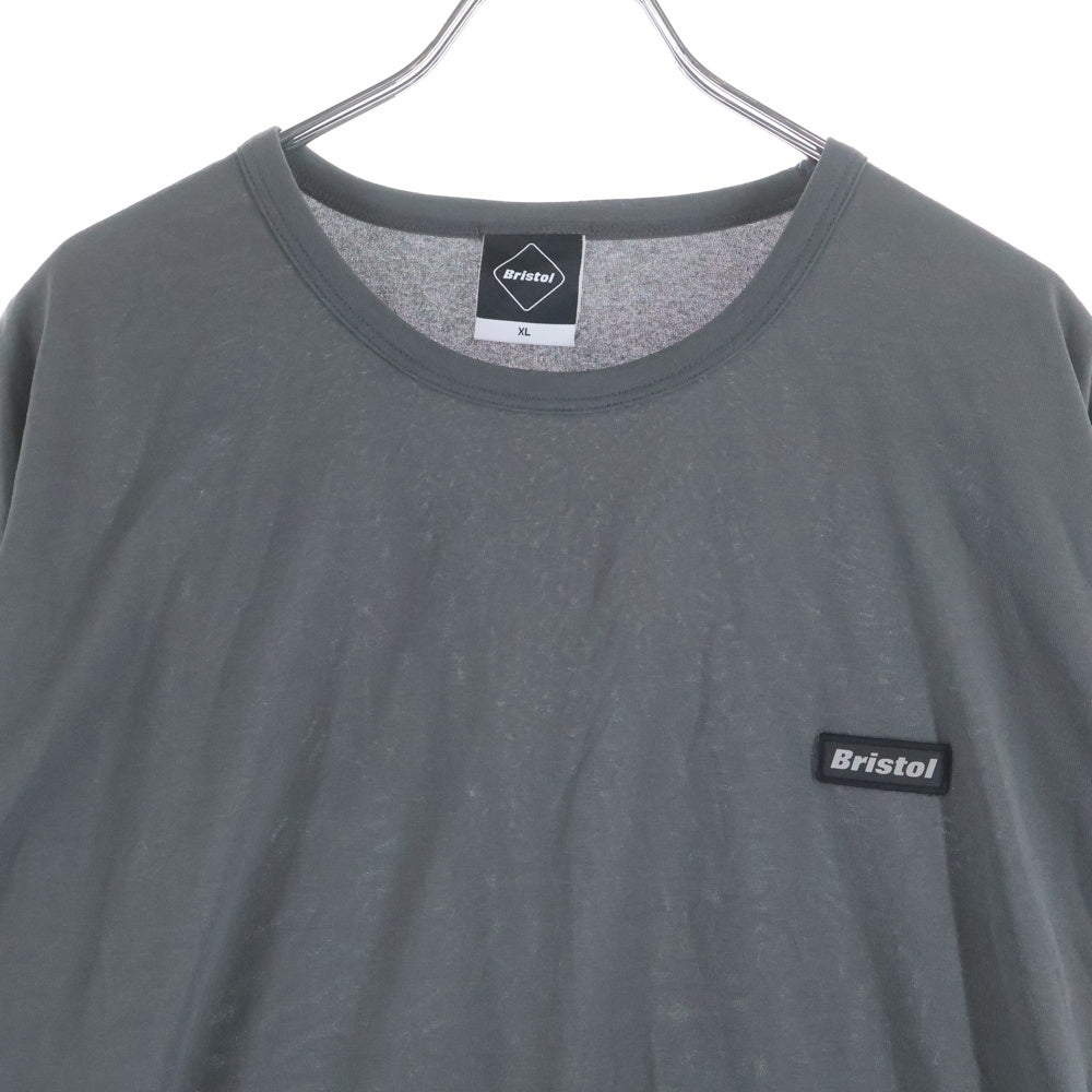 F.C.R.B./F.C.Real Bristol/FCRB(エフシーアールビー/エフシーレアルブリストル) 21SS FCRB POLARTEC POWER DRY TEE FCRB-210034 ポーラーテック ラバーロゴ 半袖Tシャツ グレー