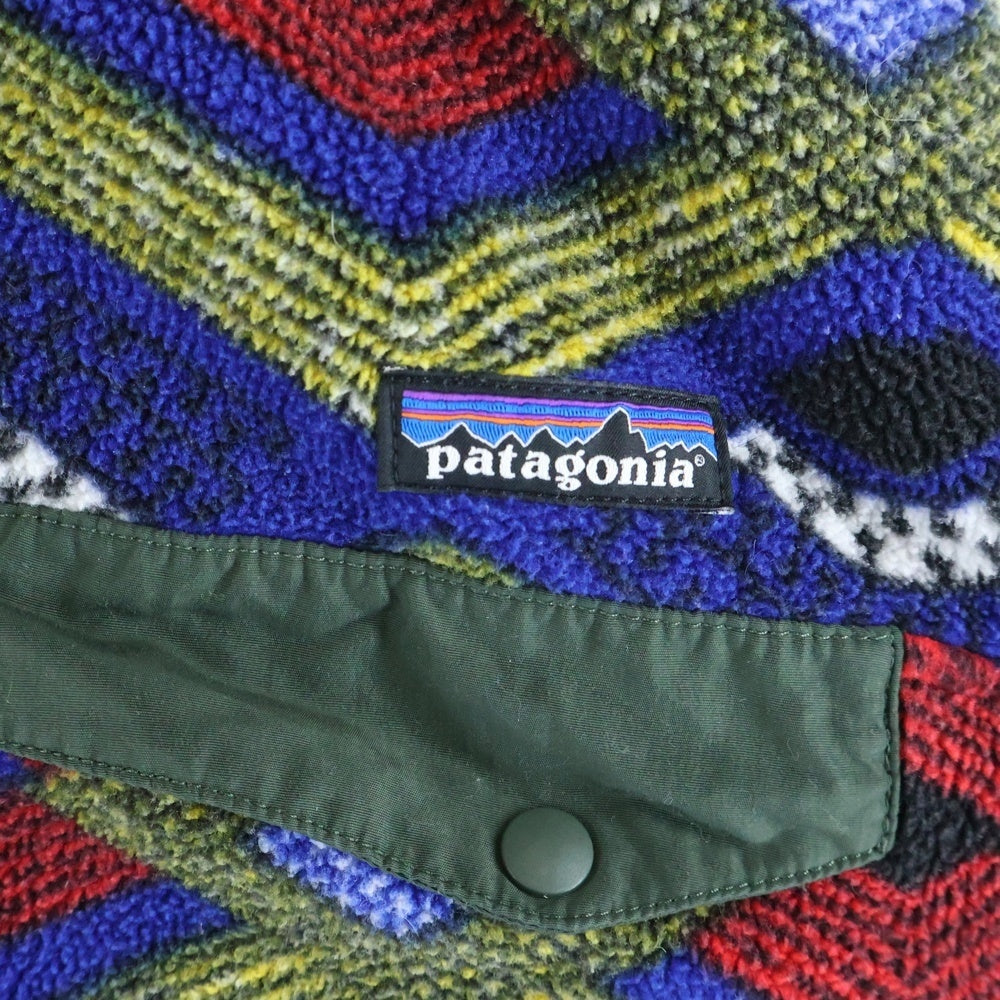 PATAGONIA(パタゴニア) 14AW SLOWFOOT AZTEC SYNCHILLA FLEECE SNAP T スローフットアズテック シンチラ フリース スナップT ブルー/レッド/イエロー 25450FA14