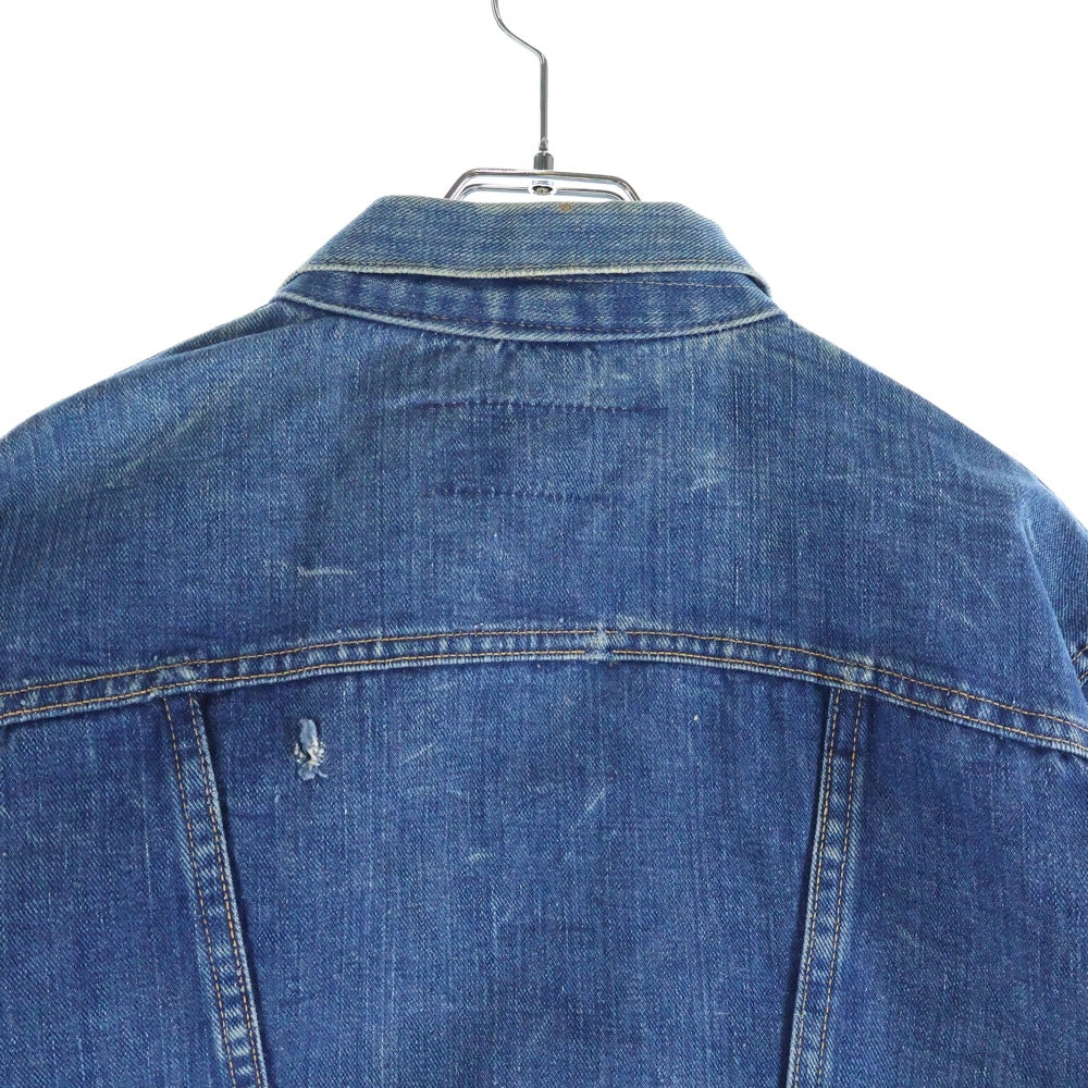 Wrangler(ラングラー) 60-70S 124MJ DENIM TRUCKER JACKET 白タグ デニムジャケット インディゴ