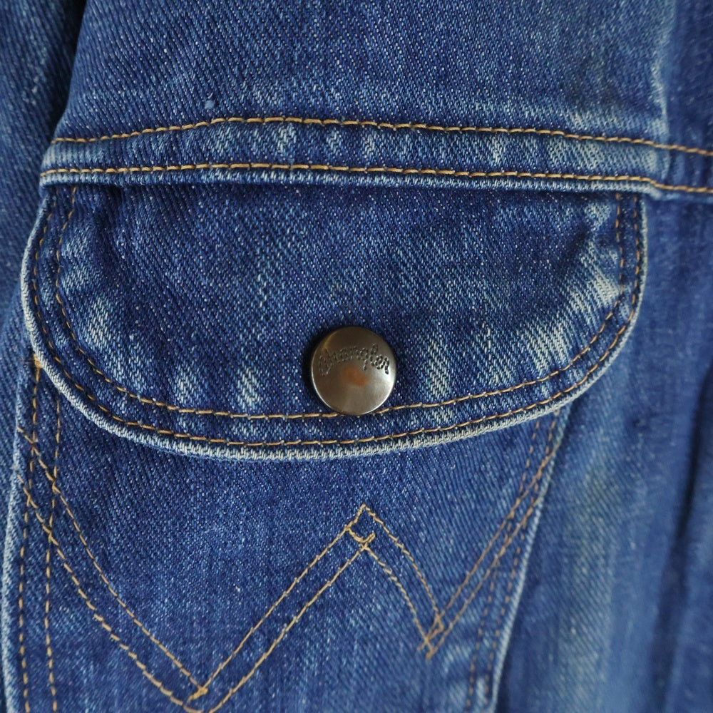 Wrangler(ラングラー) 60-70S 124MJ DENIM TRUCKER JACKET 白タグ デニムジャケット インディゴ