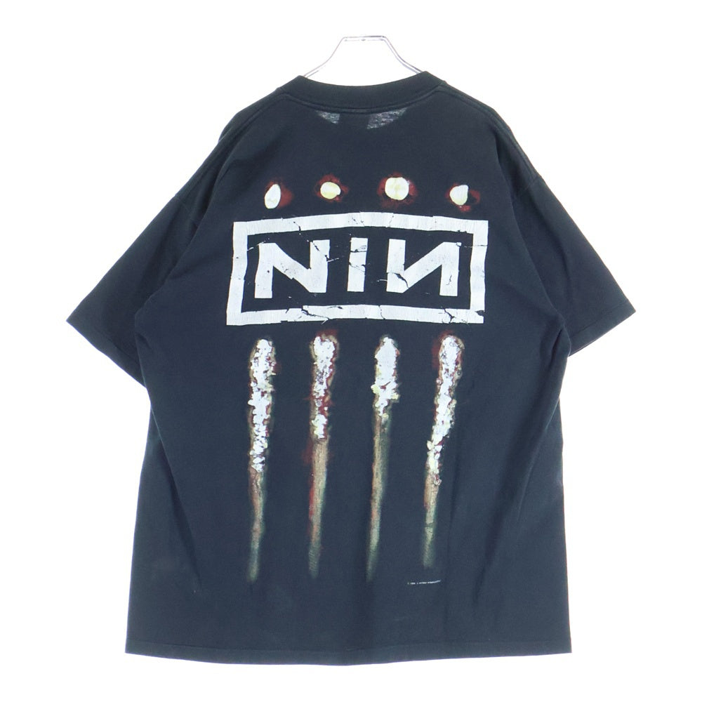 VINTAGE(ヴィンテージ) 90S NINE INCH NAILS 1994 THE DOWNWARD SPIRAL TEE ALL SPORT ナインインチネイルズ ダウンワードスパイラル 両面プリントTシャツ カットソー ブラック