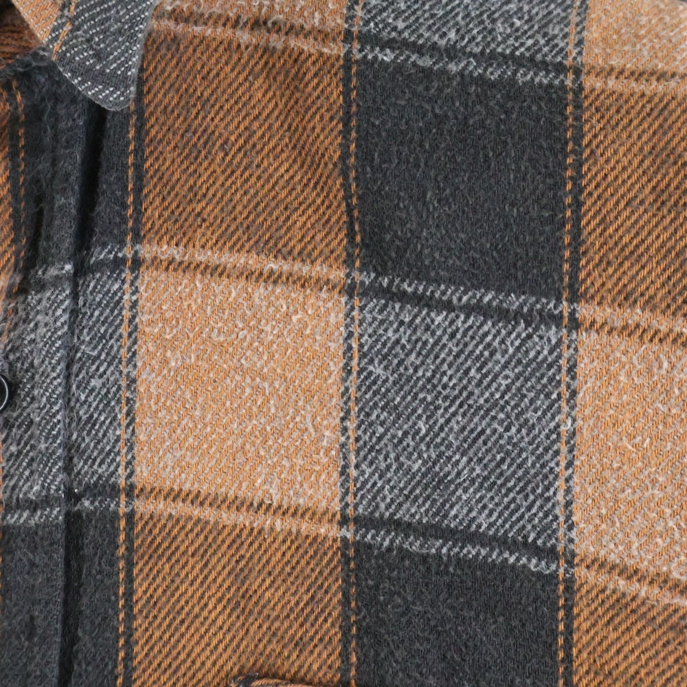 VINTAGE(ヴィンテージ) 80S DAKOTA BY FIVE BROTHER (ダコタ バイ ファイブブラザー) FLANNEL L/S CHECK SHIRT USA製 フランネル 長袖 チェック シャツ ブラウン/ブラック