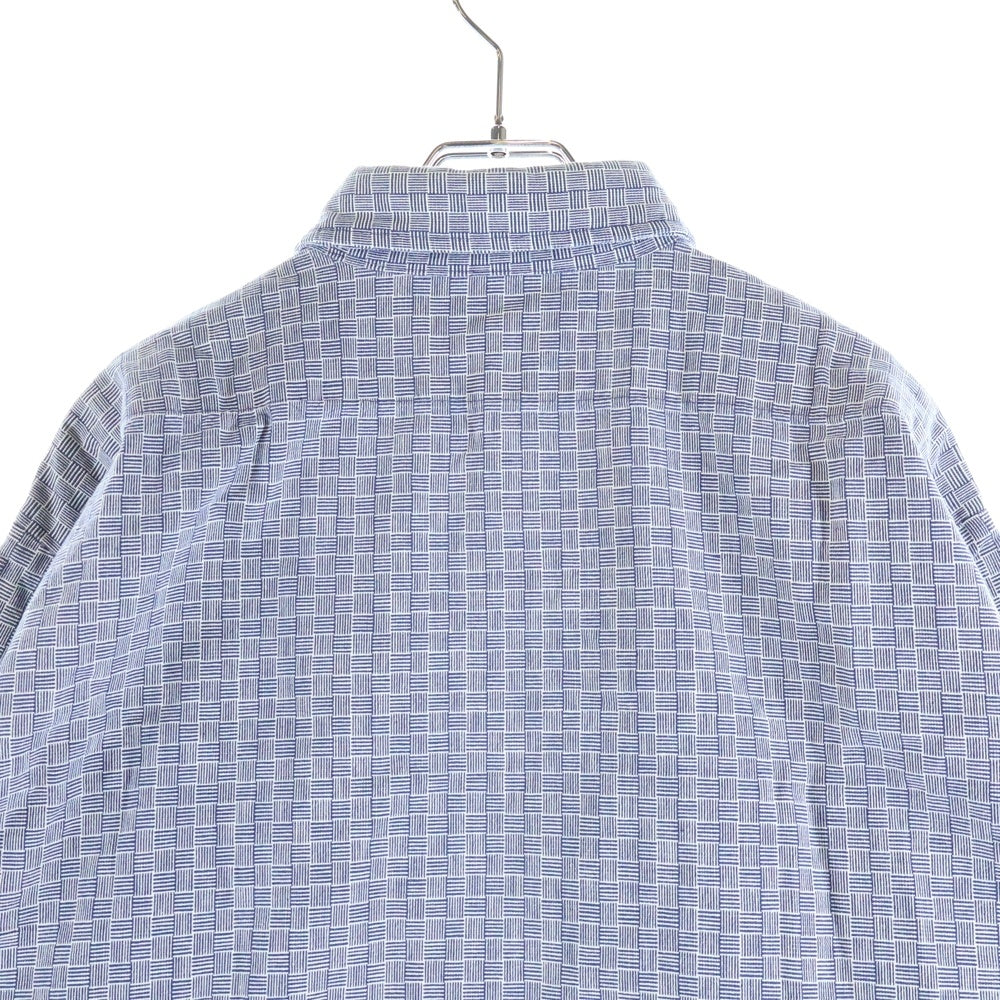 FIVE BROTHERS(ファイブブラザー) 70-80S FLANNEL L/S CHECK SHIRT USA製 フランネル 長袖 四崩し チェック シャツ ブルー/ホワイト