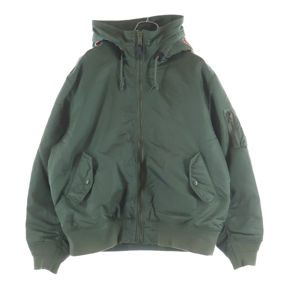 SUPREME(シュプリーム) 21AW Hooded MA-1 ナイロン フーデッド