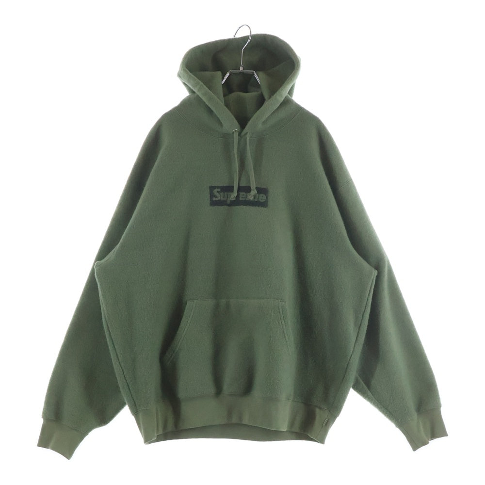 SUPREME(シュプリーム) 23SS Inside Out Box Logo Hooded Sweatshirt インサイドアウトボックスロゴフーデットスウェットシャツ プルオーバーパーカー グリーン/ブラック