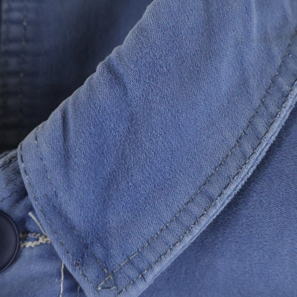 VINTAGE(ヴィンテージ) FRANCE MOLESKIN WORK JACKET フランス軍 ミリタリー モールスキン ワークジャケット ブルー