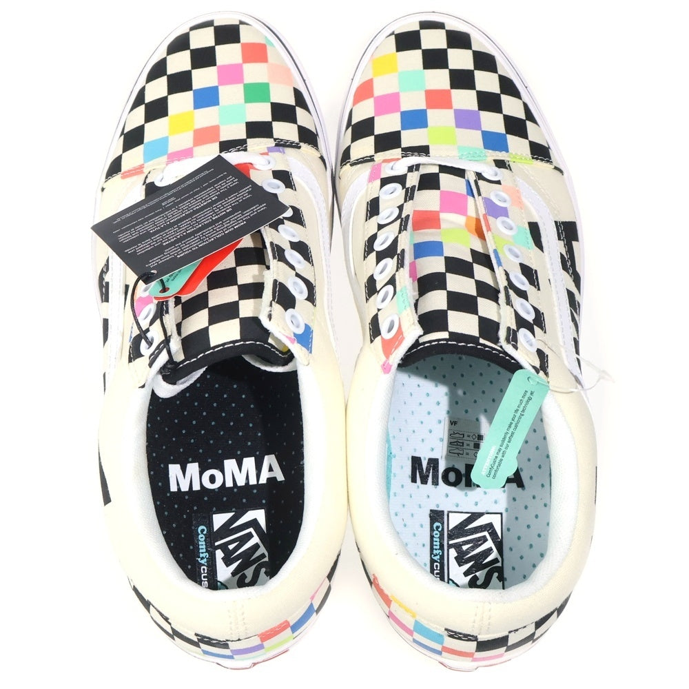 VANS(ヴァンズ) ×MoMA (モマ) Branded Styles COMFYCUSH OLD SCHOOL オールド スクール ローカットスニーカー ホワイト/ブラック 721356
