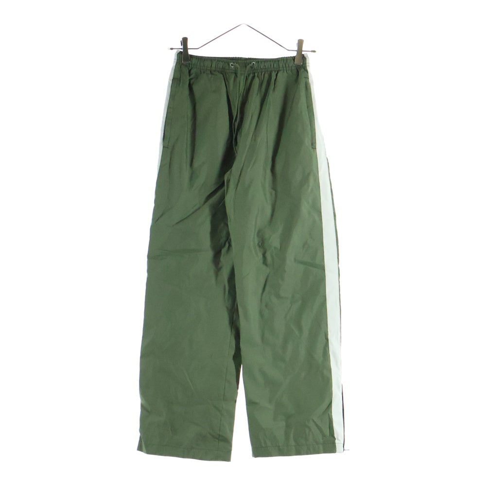 GAP(ギャップ) SIDE LINE ZIP NYLON TRUCK PANTS サイドライン ジップ ナイロン トラックパンツ グリーン レディース