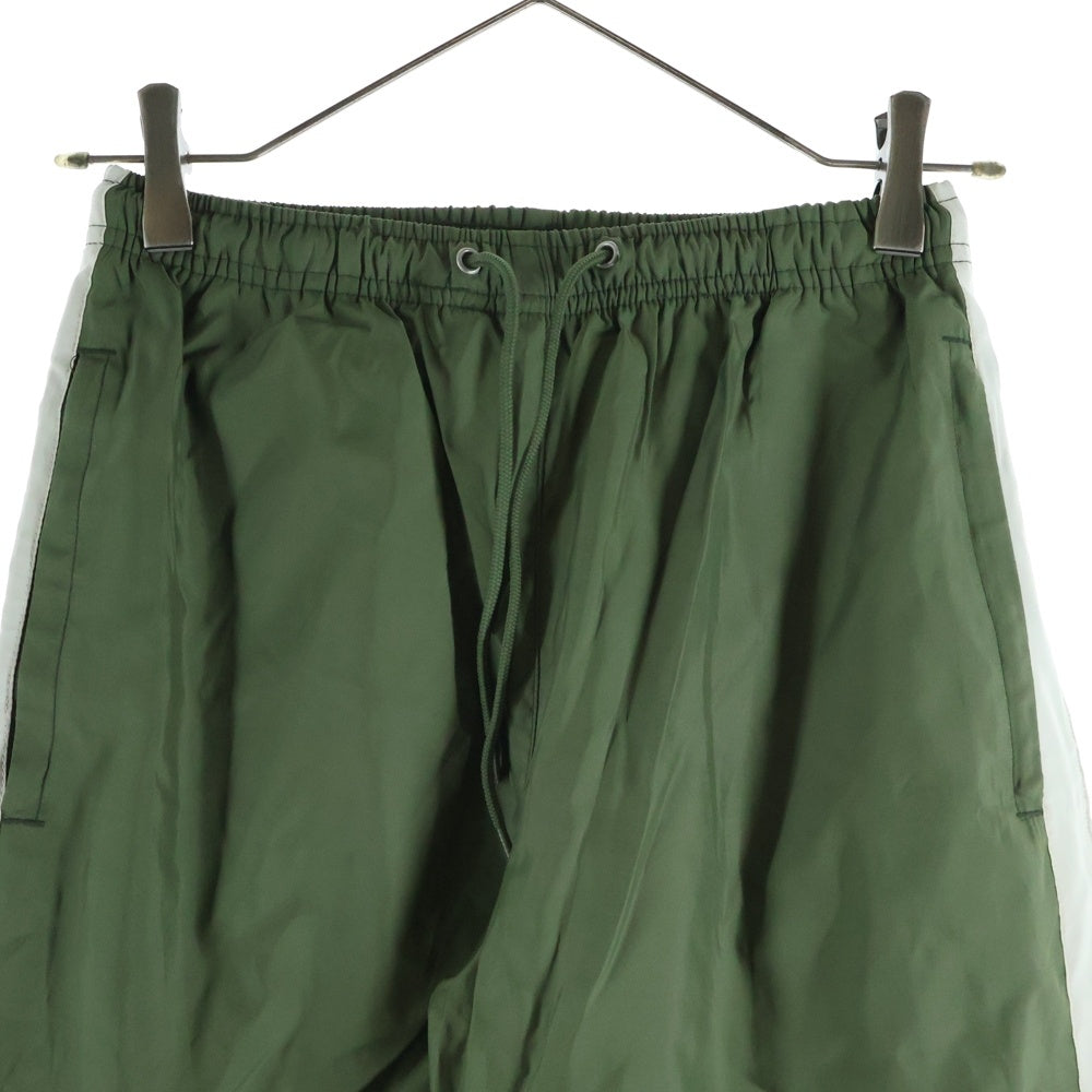 GAP(ギャップ) SIDE LINE ZIP NYLON TRUCK PANTS サイドライン ジップ ナイロン トラックパンツ グリーン レディース