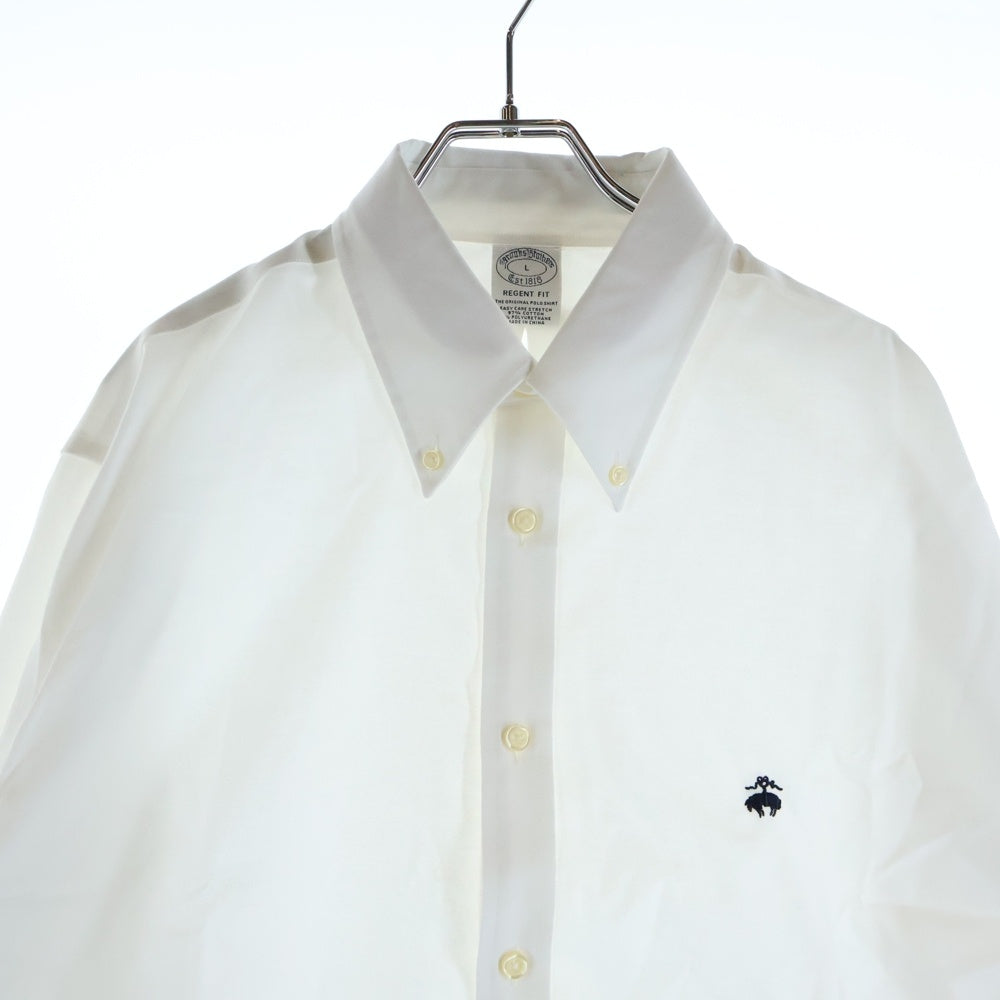 BROOKS BROTHERS(ブルックス ブラザーズ) REGENT FIT L/S BD SHIRT リージェント フィット ボタンダウン 長袖 ワイシャツ ホワイト 100186747