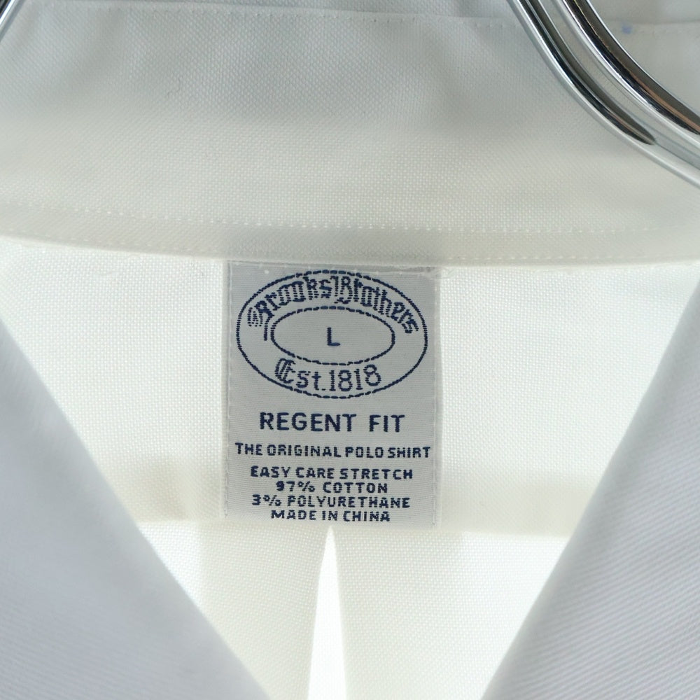 BROOKS BROTHERS(ブルックス ブラザーズ) REGENT FIT L/S BD SHIRT リージェント フィット ボタンダウン 長袖 ワイシャツ ホワイト 100186747