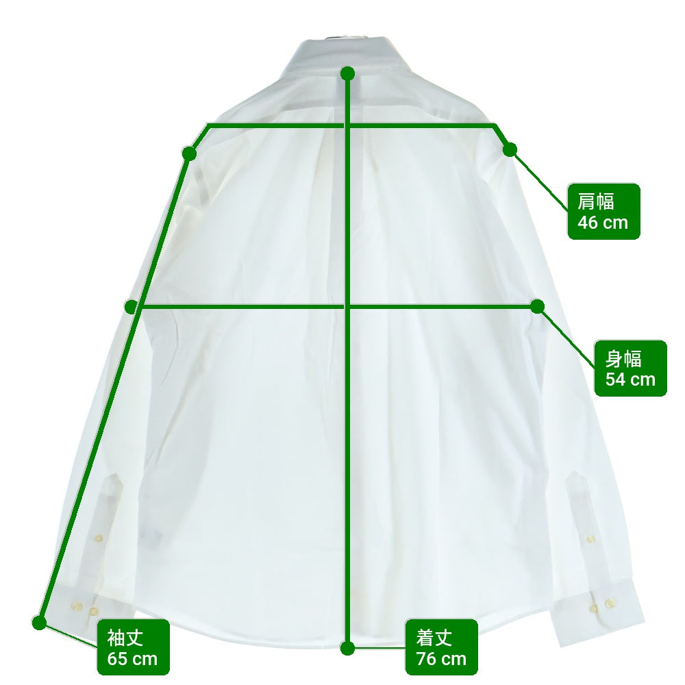 BROOKS BROTHERS(ブルックス ブラザーズ) REGENT FIT L/S BD SHIRT リージェント フィット ボタンダウン 長袖 ワイシャツ ホワイト 100186747