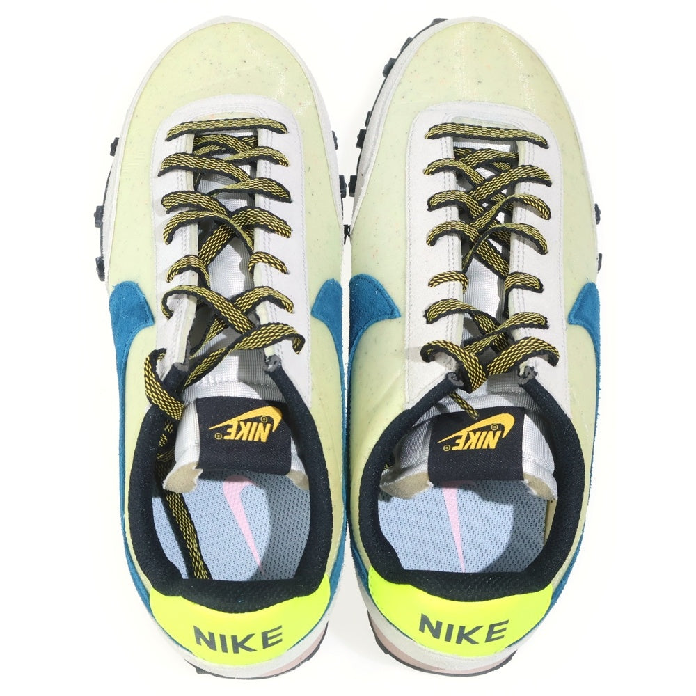 NIKE(ナイキ) WAFFLE RACER SUMMIT WHITE GREEN ABYSS ワッフル レーサー ローカットスニーカー ホワイト/イエロー US11.5/29.5cm DA4655-100