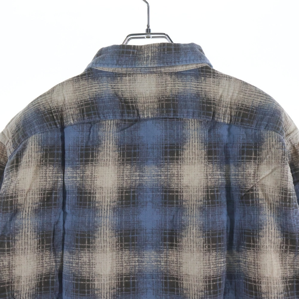RRL(ダブルアールエル) OMBRE CHECK COTTON L/S SHIRT オンブレチェック コットン 長袖シャツ ブルー/ベージュ 782782395001