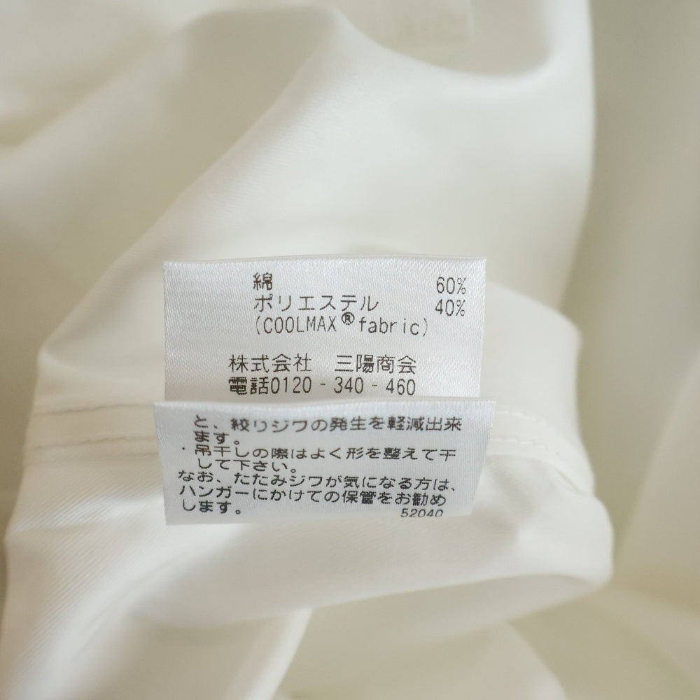 MACKINTOSH PHILOSOPHY(マッキントッシュフィロソフィー) TROTTER L/S SHIRT トロッター 長袖 ワイシャツ ホワイト H1M22-712-01