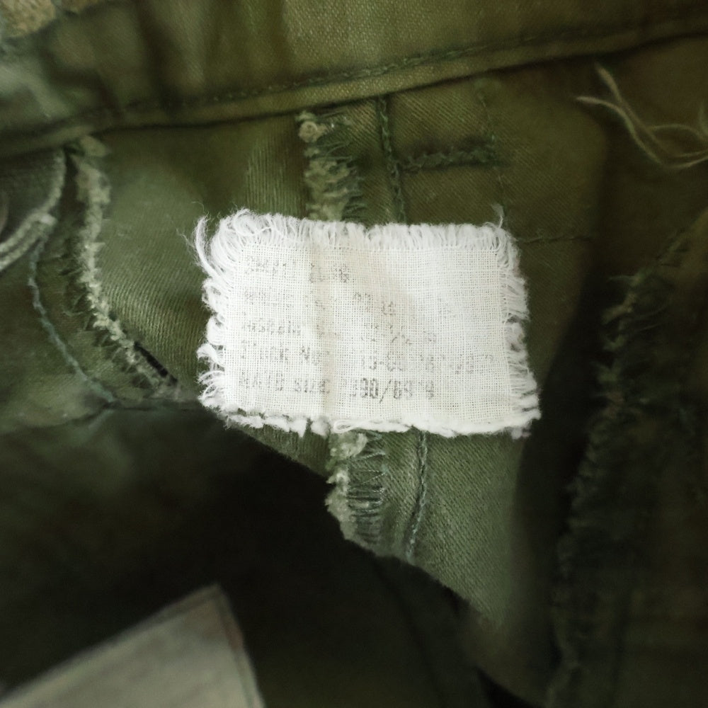 VINTAGE(ヴィンテージ) 60-70s U.S.ARMY M-65 SERVAL ZIP FIELD PANTS フィールドパンツ カーキ