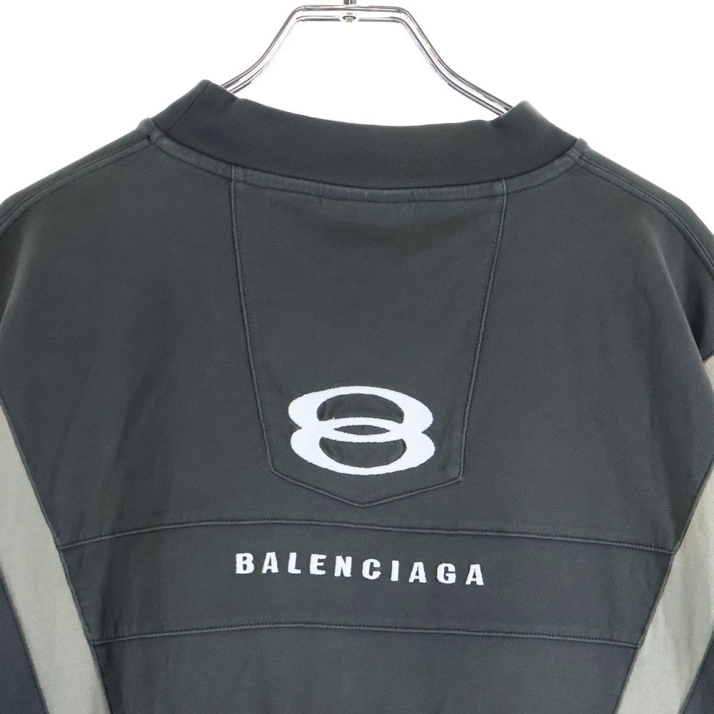 BALENCIAGA(バレンシアガ) Unity Sports Icon Biker 792354 TPVG9 ユニティ スポーツアイコン バイカー 半袖Tシャツ ブラック