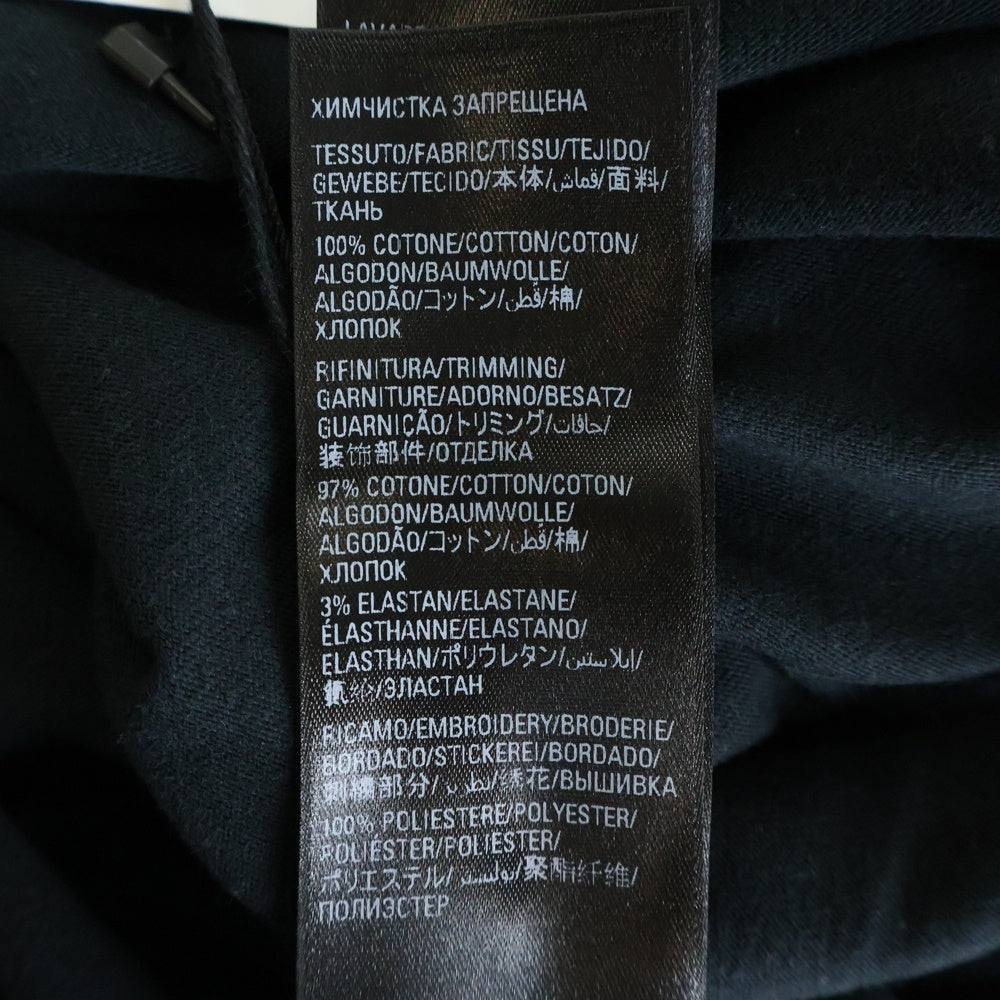 BALENCIAGA(バレンシアガ) POLITICAL CAMPAIGN LARGE FIT TEE ポリティカル キャンペーンロゴ ラージ フィット クルーネック半袖Tシャツ カットソー ブラック 641675 TKVJ1