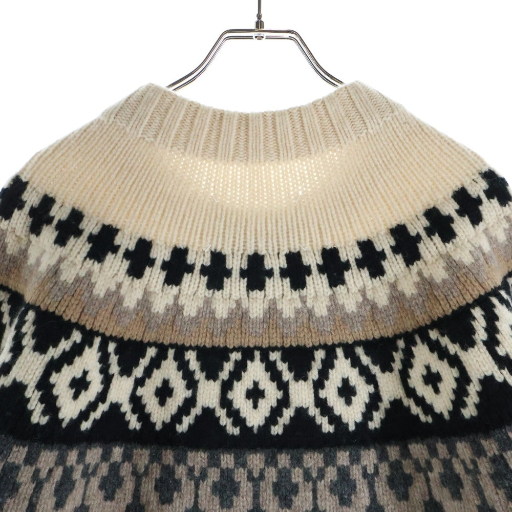 Maison Margiela(メゾンマルジェラ) 18AW ノルディック ニット 長袖ニットセーター S50GP0119 ベージュ