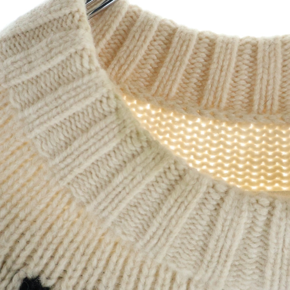 Maison Margiela(メゾンマルジェラ) 18AW ノルディック ニット 長袖ニットセーター S50GP0119 ベージュ