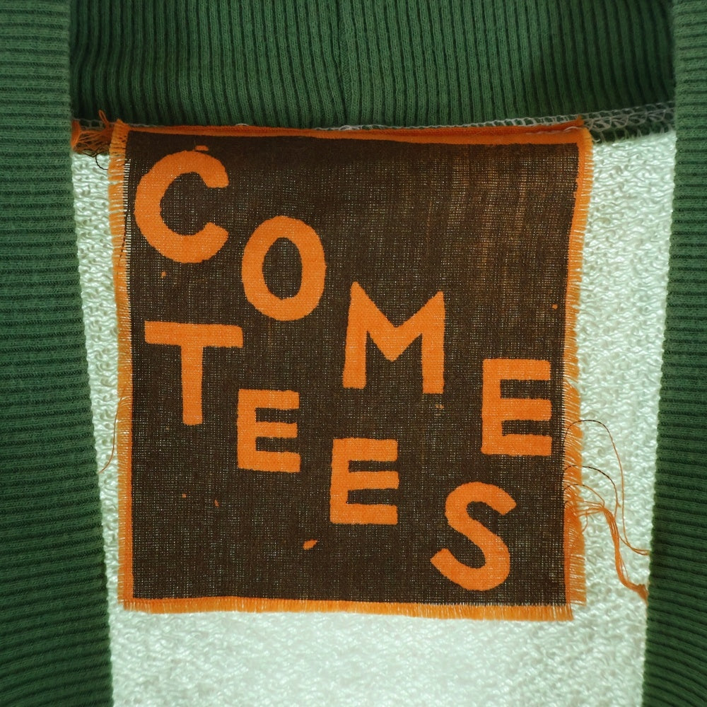 COME TEES(カムティーズ) 長袖モックネックマルチパネルカットソー マルチカラー
